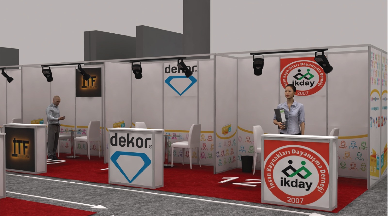 Stand Yerleşim Planı Örnek